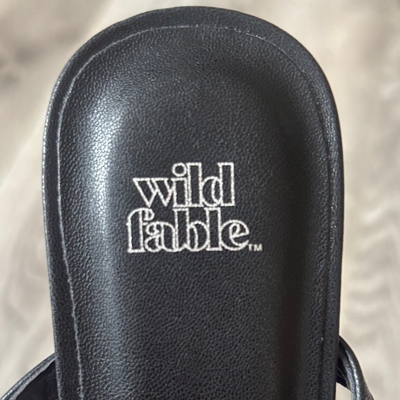 Wild Fable Black Strappy Women's Heels - Picture 2 of 8